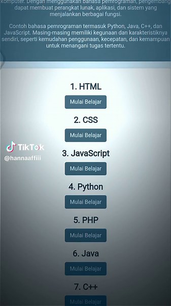 Belajar Coding dari Dasar: HTML, Java dan Python