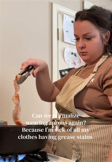 Embracing Aprons: A Call for Grease-Free Cooking