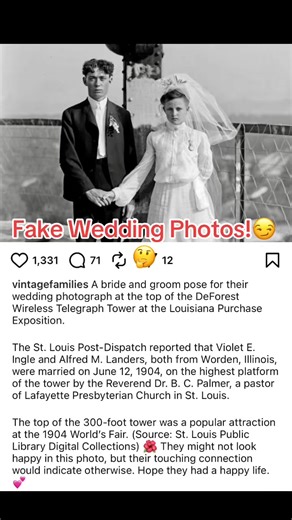 4.2K views · 89 reactions | Fake wedding photos at St Louis world fair! | Damien Michaels Xtreme | Facebook
