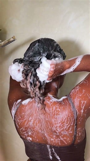 Wash day routine using only 3 products 💗 #haircare #washday #beginnerfriendlymakeupforblackwomen