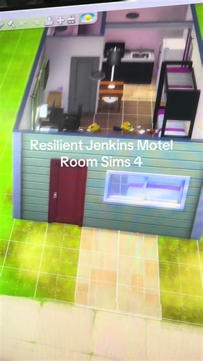 Resilient Jenkins Motel Room in Sims 4