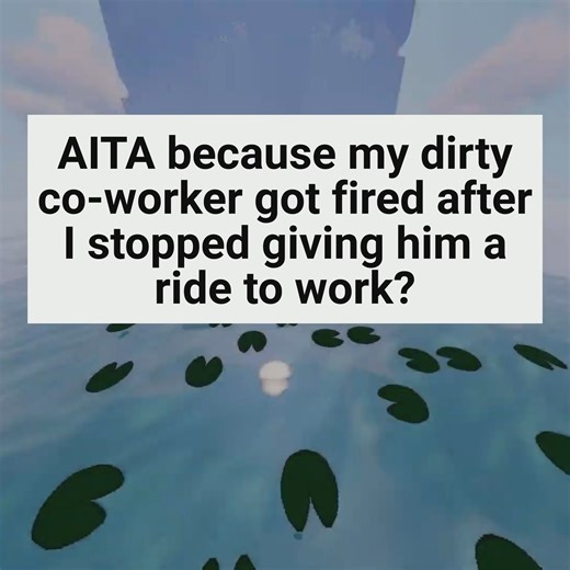 20K views · 205 reactions | AITA Because My Dirty Coworker Got Fired After I Stopped Giving Him A Ride To Work #work #coworker #stories #fired #job | Unwomanly | Facebook