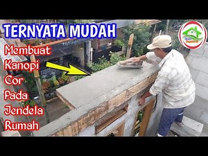 HOW TO MAKE A MINIMALIST CORNER CANOPY ON A HOUSE WINDOW
