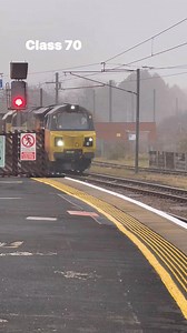 Class70 (70814) Network Rail track engineering train at Darlington. #trains #diesellocomotive #britishrailways #railway #railways #trainspotting #railroad #class70 | Adrian Watson