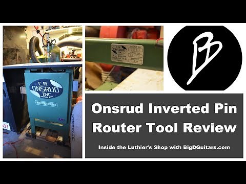 Inverted Pin Router CR Onsrud Model 2003 - Tool Review