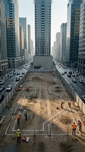 From Empty Lot to Insane Futuristic Building! 🤯🏙️ #construction #videotimelapse