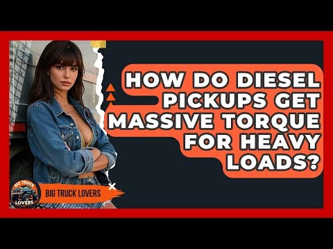 How Do Diesel Pickups Get Massive Torque For Heavy Loads? - Big Truck Lovers