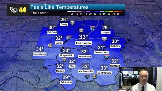 The sunglasses came back out today! It's still cold and it's not going to get too much warmer this weekend. Jonathan is also tracking shower chances and talks about the timing of those here. | 44News