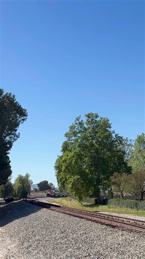 Amtrak 782 hauling through simi valley with 9700 leading.