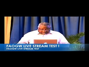 First Assembly of God Wortmanville Live Stream