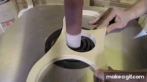 JET Oscillating Spindle Sander on Make a GIF