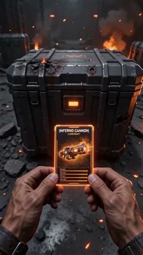 Cracking open another booster pack. Legendary Inferno Cannon