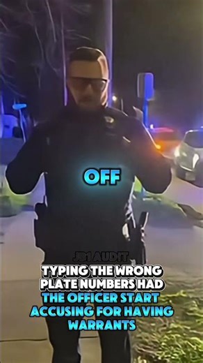 Tying wrong numbers ended up causes officer accuse of having warrants #shorts #policeofficers #cops
