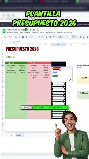 Personal Budget Template 2026 (SHORT)