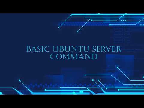Basic Ubuntu Server Command