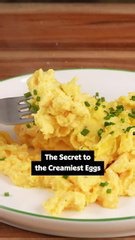 The secret to the creamiest eggs