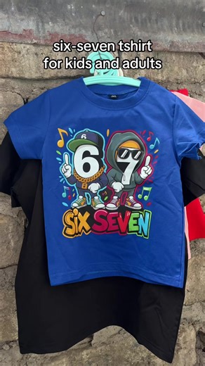 Six seven tshirt 6-7 shirt #67 #sixseven #tees #tshirtforkids #roblox