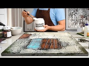 Mastering Textured Art: Stunning Abstract With Acrylic Palette Knife Tutorial