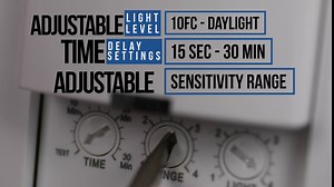 Intermatic IOS-DOV-WH Decorator PIR Occupancy/Vacancy Sensor