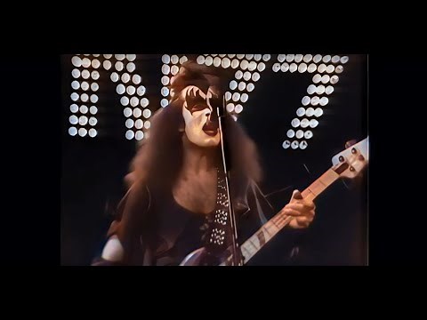 KISS - 1975 - COLORIZED HD VIDEO 1080 UPSCALE - DEUCE LIVE AT THE WINTERLAND BALLROOM SAN FRANCISCO