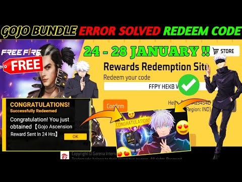FREE FIRE REDEEM CODE TODAY JANUARY REDEEM CODE FREE FIRE | FF REDEEM CODE TODAY 25 JANUARY