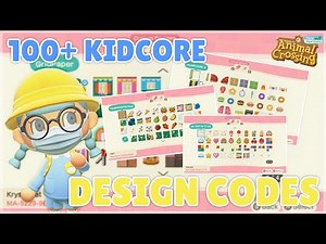 Kidcore Custom Design Codes For You // ANIMAL CROSSING NEW HORIZONS