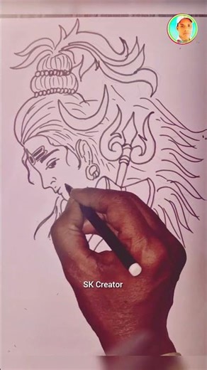 Mahakal Sketch/mahadev sketch/Mahakal drawing #drawing #sketch