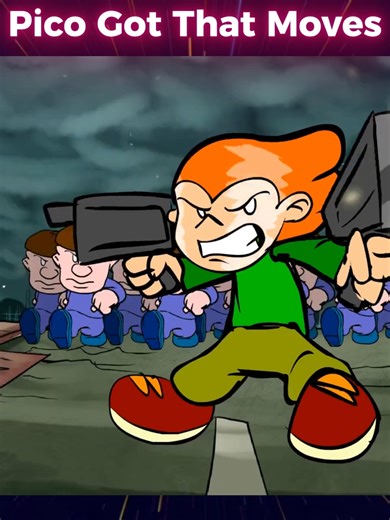 Pico Got That Moves #fnf #fnfmod #fridaynightfunkin #shorts #animation