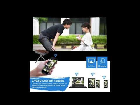 This 720p LED Projector Turns Your Room into a Home Theater