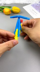 59K views · 1K reactions | Don't throw away the used straws, let's make cute little bicycle crafts with the children! #parentchildhandwork #kindergartenhandwork #wasteutilization #creativehandwork #diytoys #handmade #homemade #diy paper craft | paper craft | Facebook