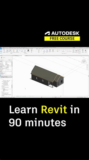 Get your students Revit-ready in just 90 minutes! This free course introduces architecture and building design students to the basics of Autodesk Revit. ✅ Learn what Revit is and how it fits into real design workflows ✅ Model a simple house using walls, floors, roofs & components, ideal for coursework and studio projects ✅ Navigate plans, elevations, sections & 3D views like a pro ✅ Document a design with dimensions, annotations, schedules & sheets, just like students will need for class Check i