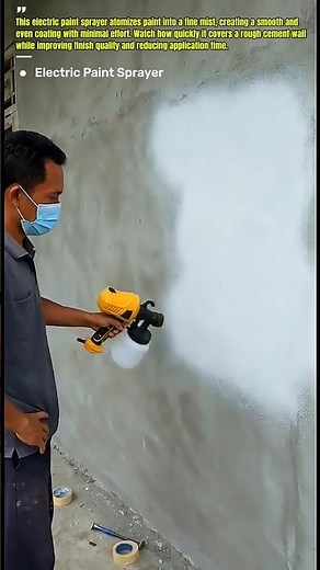 Paint Sprayer Transform a Rough Wall in Seconds #DIY #Painting #Tools