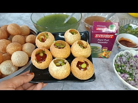 Pani Puri | Pani Puri Recipe | Readymade Pani Puri | How To Make Pani Puri | Pani Puri Kaise Banaye