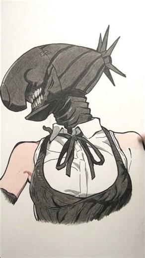 I Draw Bomb Devil (Reze) from Chainsaw Man 💥#bombdevil #reze #chainsawman