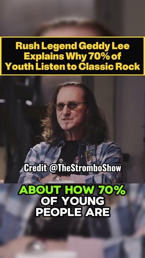 Rush Legend Geddy Lee Explains Why 70% of Youth Listen to Classic Rock! 🎸😮