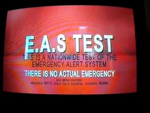 EAS test on my local cable