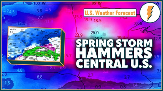 Major spring storm to hammer Central US with heavy snow, severe weather