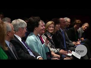 China's first lady Peng Liyuan gives advice to Julliard singer