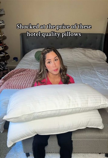 These pillows feel like hotel luxury every night. Supportive, soft, and breathable. #sleepbetter #tiktokshopcybermonday #cozyhome #bedroomdecor #pillows