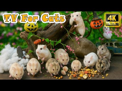 🔴 Interactive Cat TV: All-Day Entertainment for Bored Cats with Fun Mouse Videos & Stress Relief