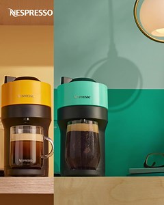 Introducing the stylishly compact Vertuo Pop. With 8 colors and 5 brew sizes, now every nook can be a coffee nook. | Nespresso