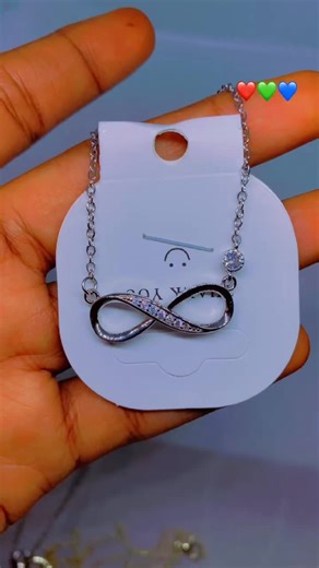 Stylish Infinity Necklace and Bracelet Set