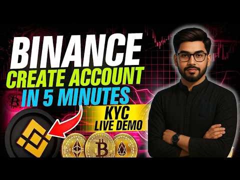 🚀 Binance Account Create & Verify Process in 5 Minutes 😍| Binance Account Kaise Banaye (2026)🔥