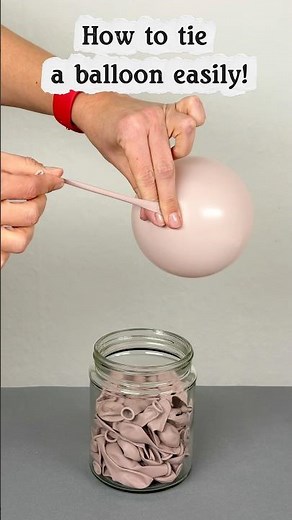 How to tie balloon 🎈Struggling to tie a balloon? Try this easy trick 🎈