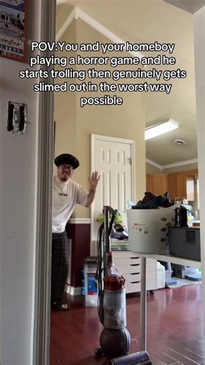 Right after he says “it’s not even scary”