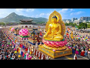 KOREA BUDDHIST PARADE 2026 🇰🇷 | Lotus Lantern Festival Night Procession in Seoul (4K)
