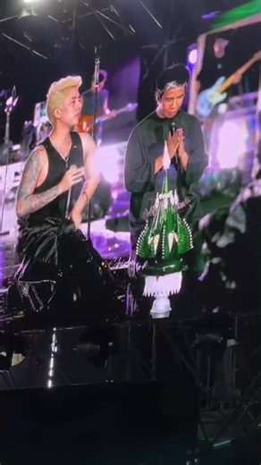 เบิ้ล ก้อง บายศรีสู่ขวัญสดๆ บนเวที festival