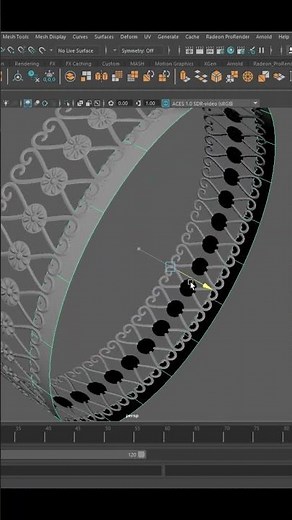 How to Make a Candle Holder for Home Decor in Autodesk Maya | Timelapse. #autodesk #maya#3dmodeling