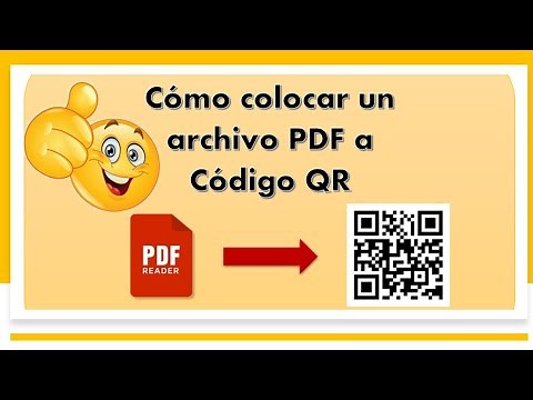 Cómo colocar un documento PDF en código QR (fácil y rápido).