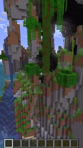 Lush Cave Cliff Island – Minecraft 1.21 Survival Island Seed